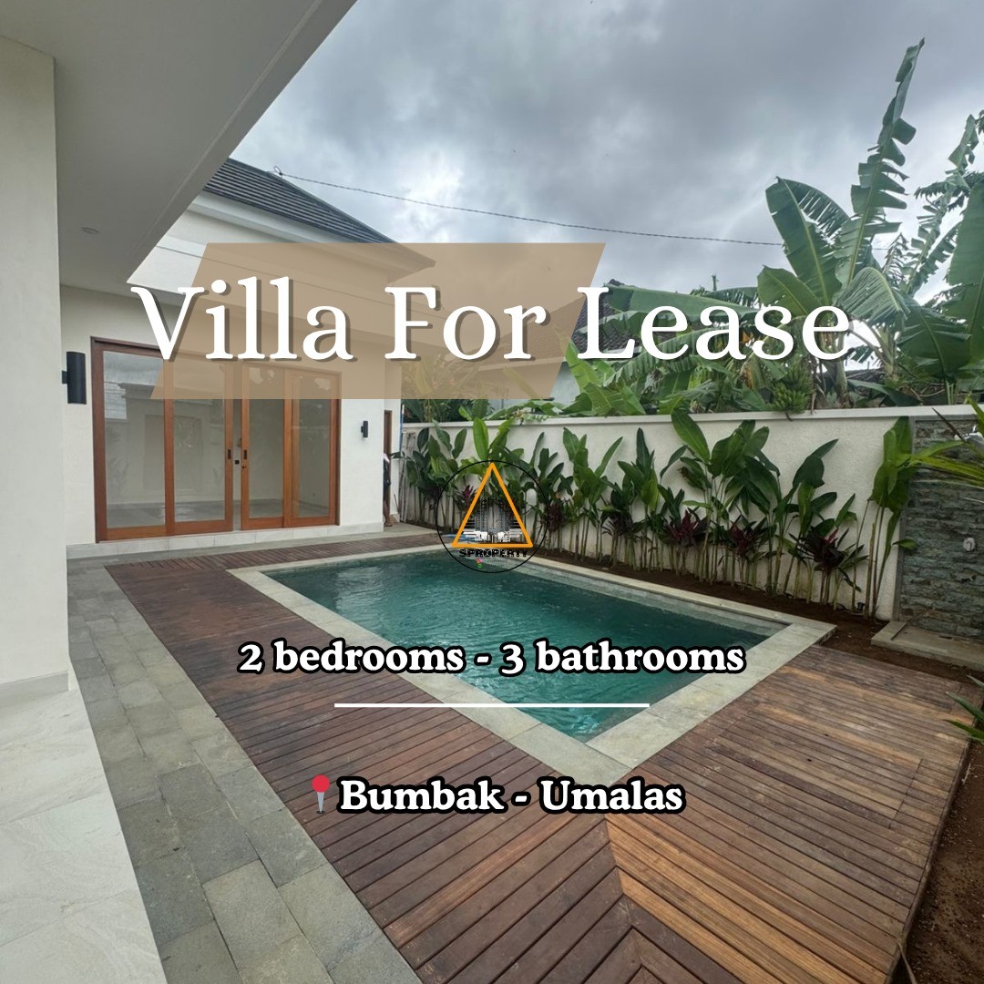 Brand New villa For Lease In Bumbak Umalas - Bali