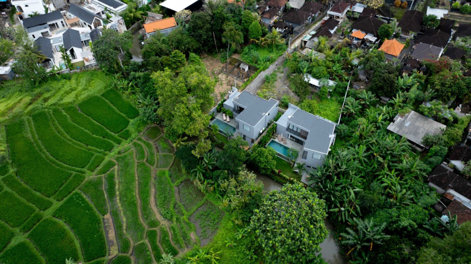 2-Bedroom Riverfront Minimalist Villa in Peaceful Cepaka