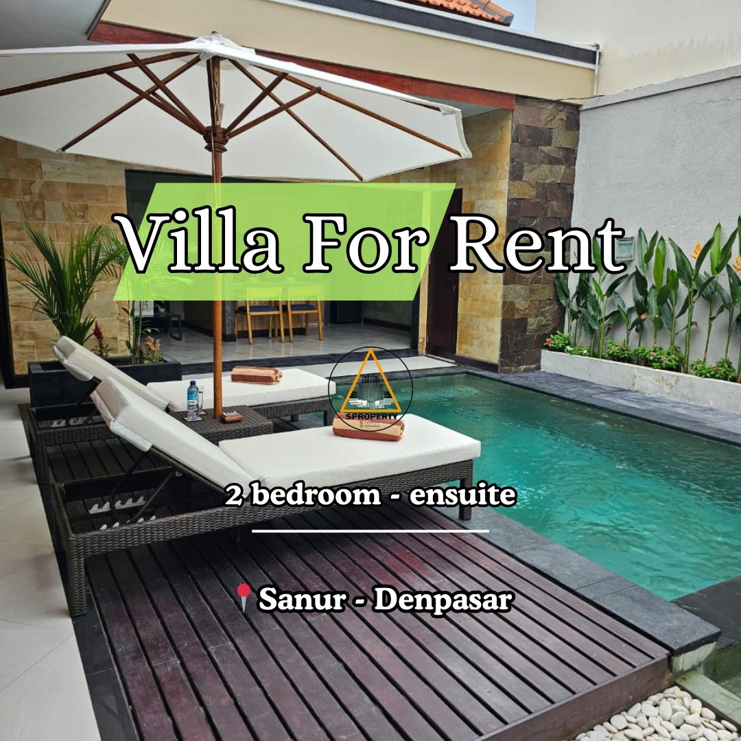 For Rent New Villa in Sanur