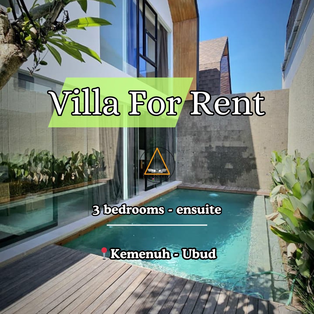 BRAND NEW MODERN VILLA IN UBUD KEMENUH