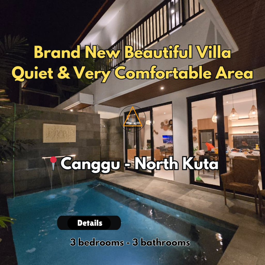 Brand New Villa With Beautiful Design in Canggu