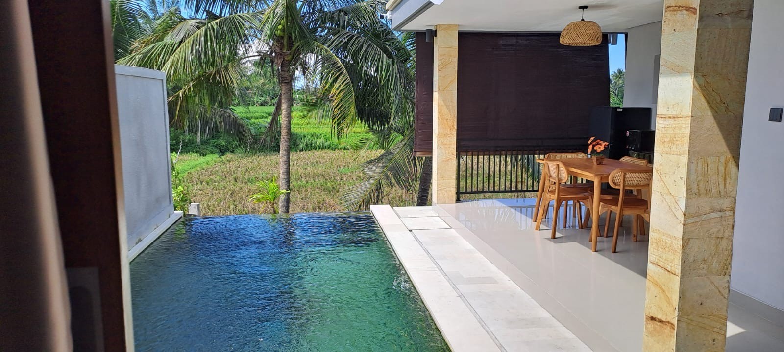 1BR Villa w/ Rice Terrace View, Bathtub