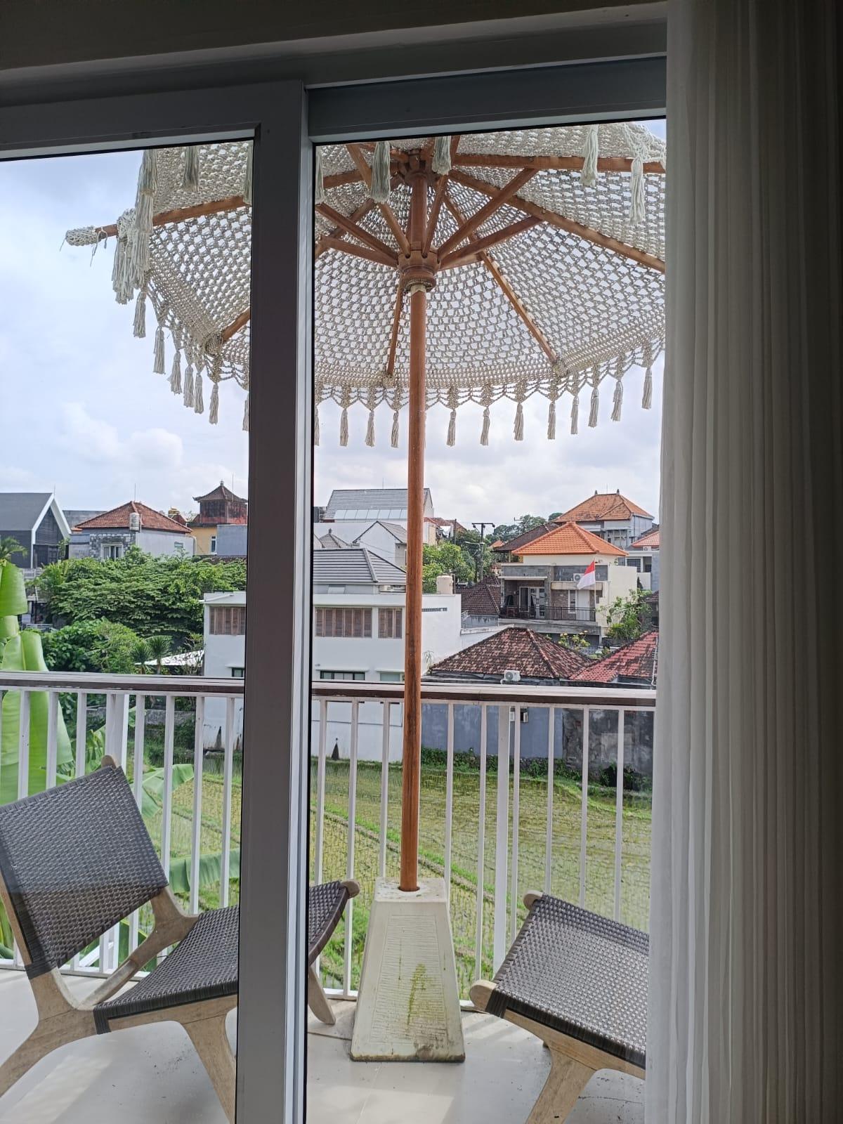 1BR Apartment at Canggu, Rice field view, Quite Area, No Construction nearby