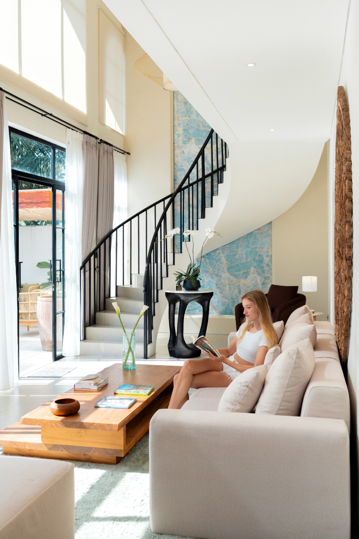 Luxury 3BR Villa in Ubud Bali with ricefield view 10 mins to Ubud Palace