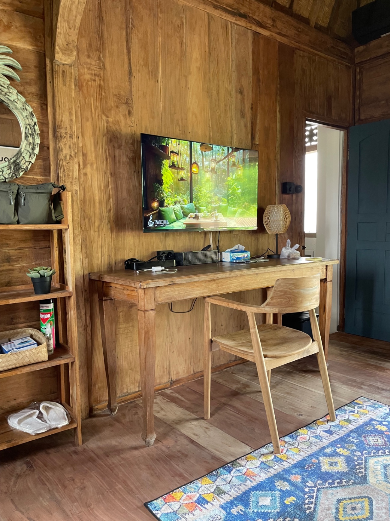 Rustic Wooden Villa by Rice Fields- Near Sanur