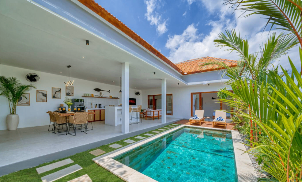 Chic&Comfy 3bd Perenenan Villa - Construction Near