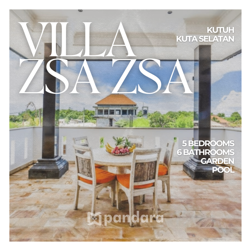 Sprawling 5BR Villa with 12m Pool, Gym & Views | Near Pandawa Beach