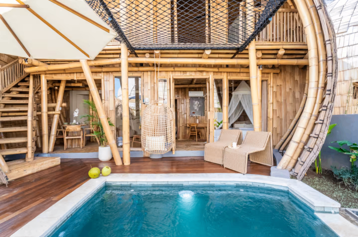 🌴 Bamboo Villa Seseh + Daily Breakfast included 🌴
