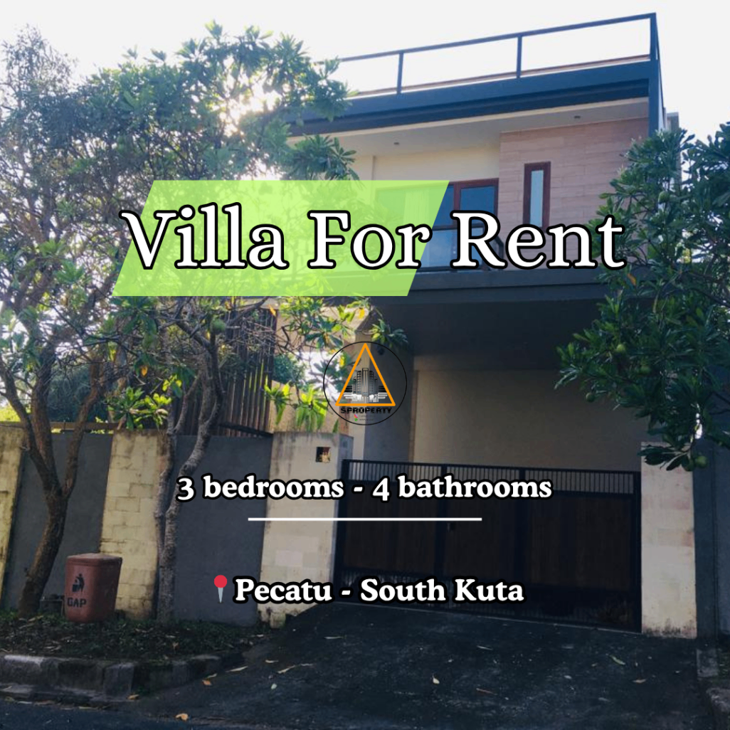 MODERN VILLA FOR RENT IN ELITE COMPLEX PECATU