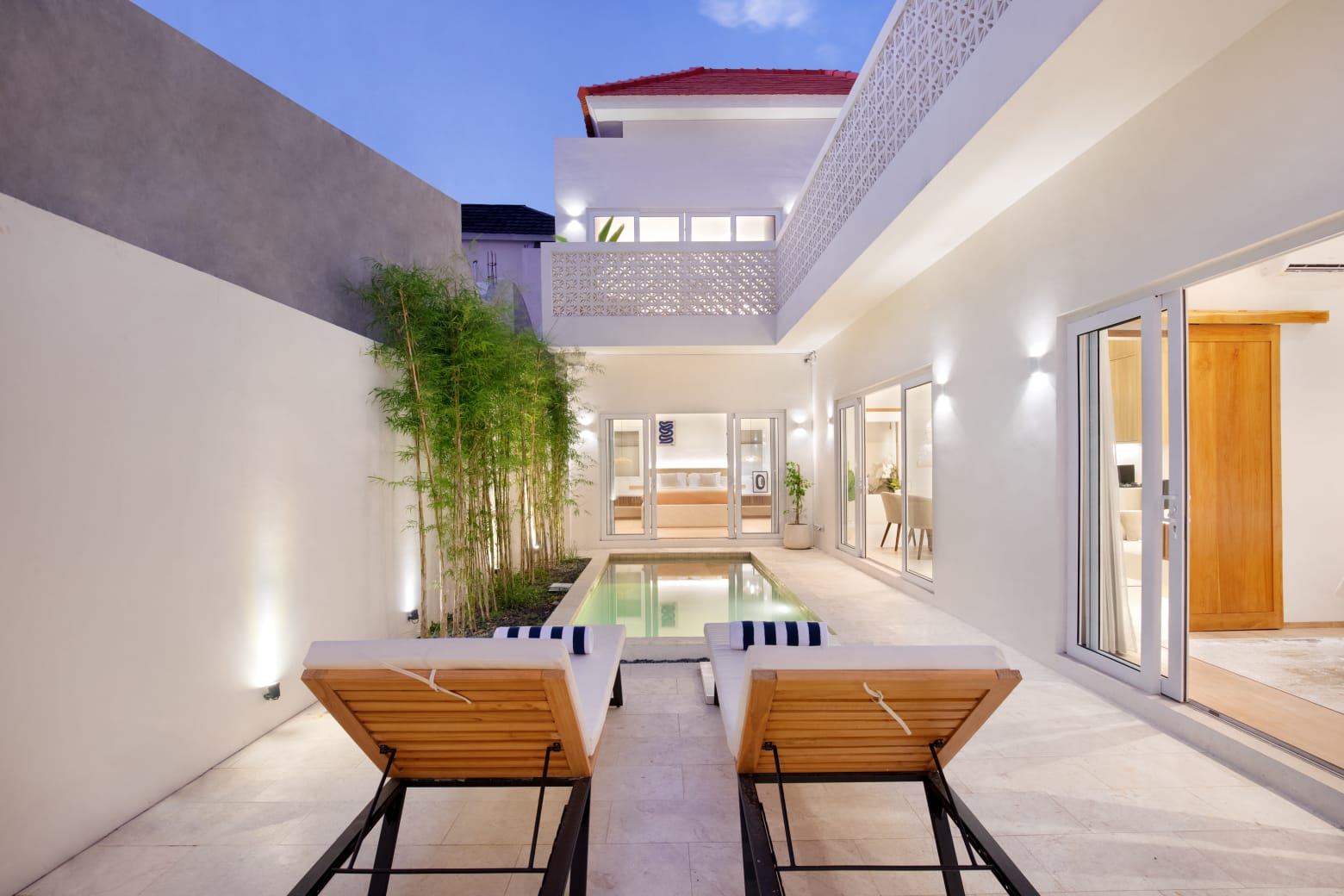 3BR Modern Villa with Rooftop at Abasan Berawa
