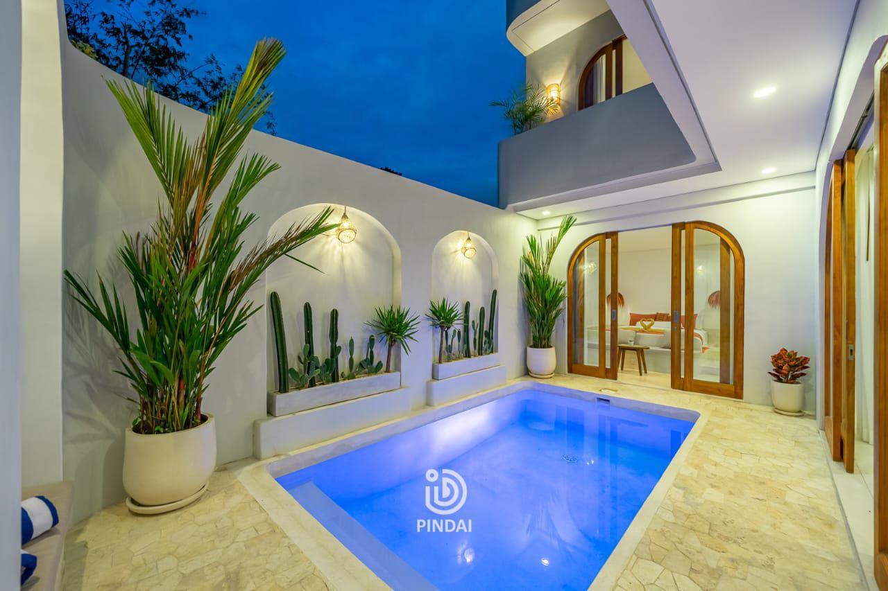 New Mediteranian Villa 2 Bedroom - River side in Canggu Just minutes to Beach